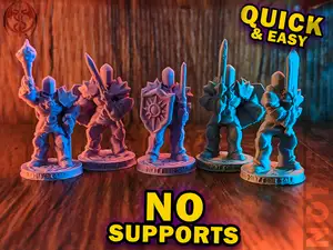 The Faceless Elites - 32mm supportless miniature