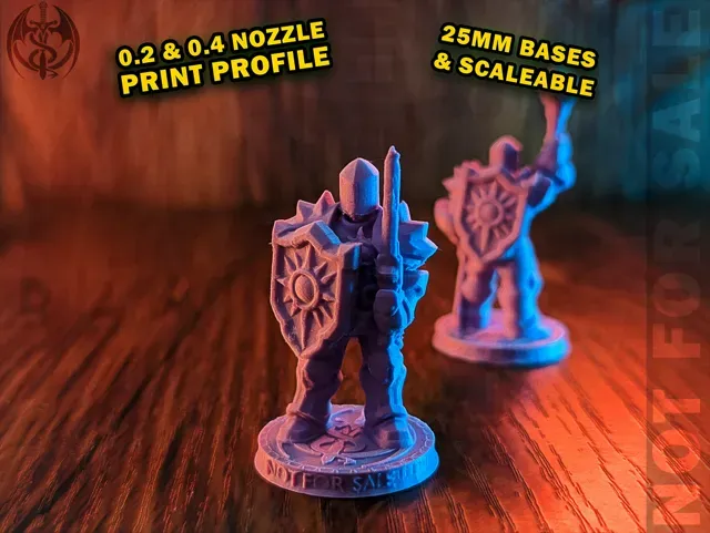 The Faceless Elites - 32mm supportless miniature — Image 3 of 7