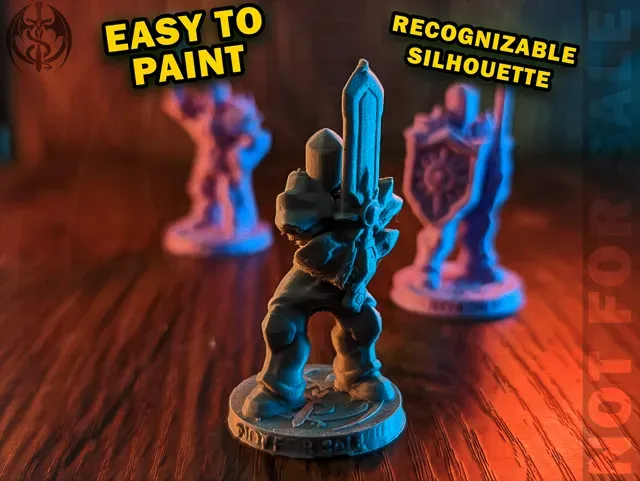 The Faceless Elites - 32mm supportless miniature — Image 4 of 7