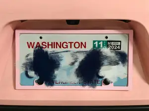 Minimalist North America Car License Plate Frame