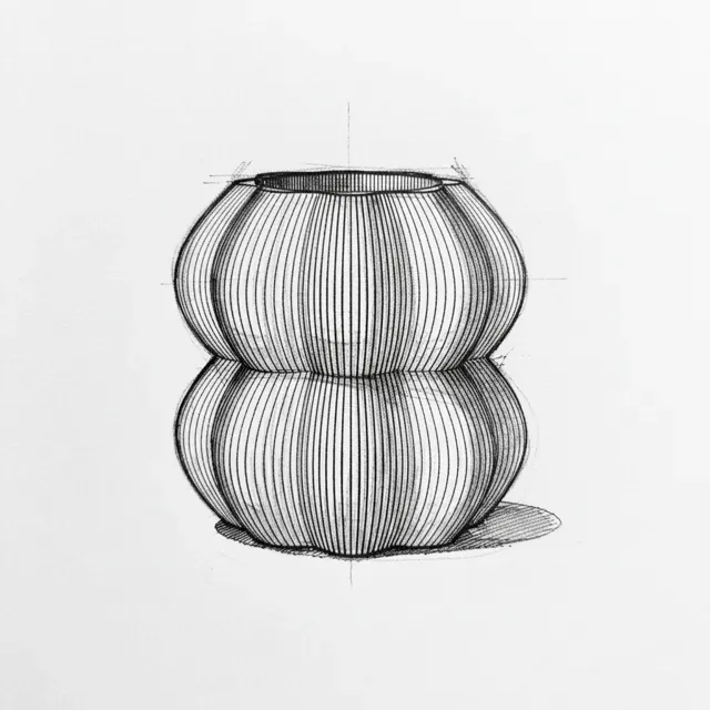 Fluffy Sturdy Vase Mode Planter – STL & 3MF — Image 3 of 13