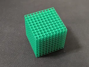 Infinity Grid Cube – Optical Illusion Cube Series