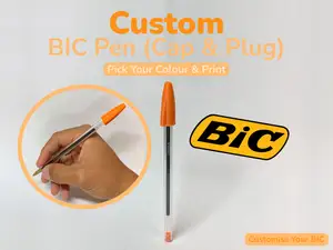 Custom BIC Pen (Cap & Plug)