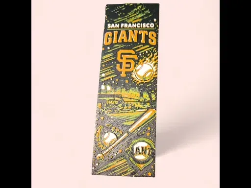 SF Giants MLB 50mm by 150mm Bookmark
