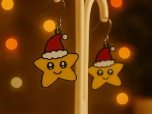 Christmas Star Earrings
