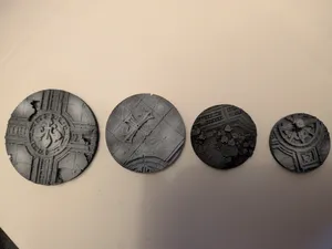 Gothic ruins scenic base set 28,32,40 & 50mm