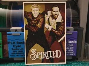 Spirited Movie Poster - Hueforge Art