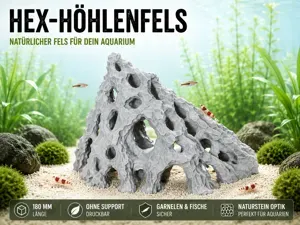 HEX Cave Rock | Shrimp & Fish Aquarium Hideout