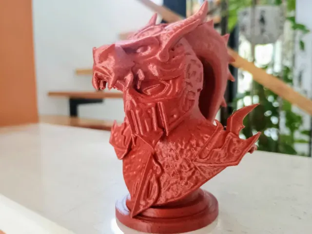 Dragon Knight Bust – Mythical Fantasy Display — Фото 2 из 12