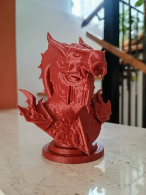 Dragon Knight Bust – Mythical Fantasy Display — Фото 12 из 12
