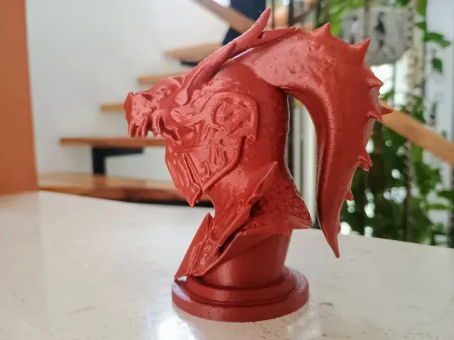 Dragon Knight Bust – Mythical Fantasy Display — Фото 3 из 12