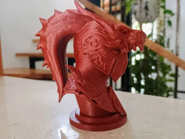 Dragon Knight Bust – Mythical Fantasy Display — Фото 7 из 12