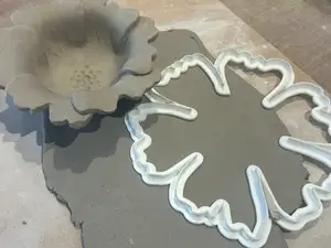 Clay cutter flower poppy