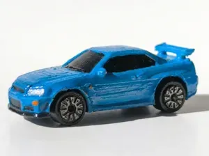 Micro coche Nissan Skyline GTR R34 1/150