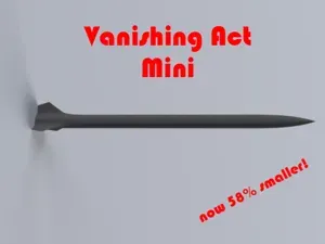 Vanishing Act MINI - Low power 18mm model rocket