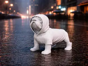 French Bulldog Dog in sneakers. So cool!