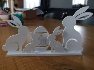 Easter Bunny Family – Cute Spring Decor