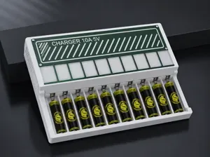 10-Bay 18650 Battery Charger