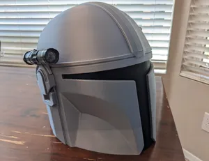 XXL Mandalorian helmet big head edition w/extras!