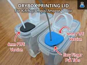 Drybox Printing Lid - For Kitchly, Utopia, etc.