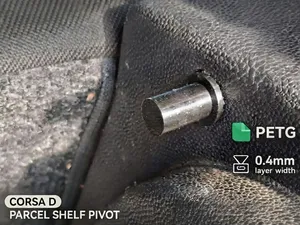 Rear Parcel Shelf Pivot Pin for Opel Corsa D
