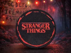 Dark Sci-Fi Coaster – Stranger Things Style
