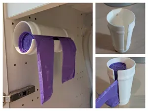 Trash Bag Roll Holder (3 sizes)