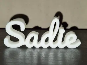 Sadie Name Sign Display Decor