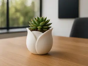 Modern Tulip Planter – Elegant Planter - Decor
