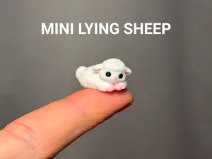 Mini Lying Sheep