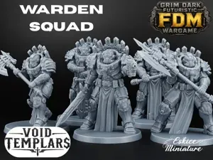 WARDEN SQUAD for Void Templar - 32mm Grim Reach