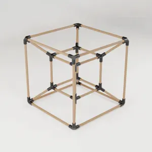 HYPERCUBE (TESSERACT) DOWEL PIN DIY
