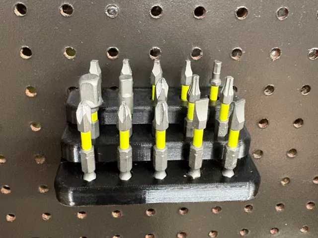 Pegboard Impact Driver Bit Holder (6-24 Options)