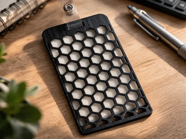 ID Card Holder – Open, Closed, Hex & Clean