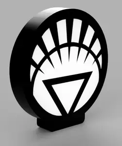 White Lantern LED Lamp