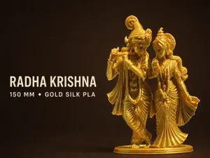 Radha Krishna Idol – 150mm Devotional Statue