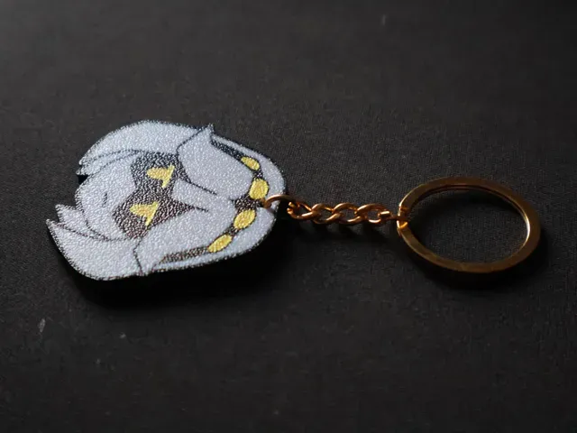 V Head Keychain Murder Drones Glitch pin — Image 5 of 6