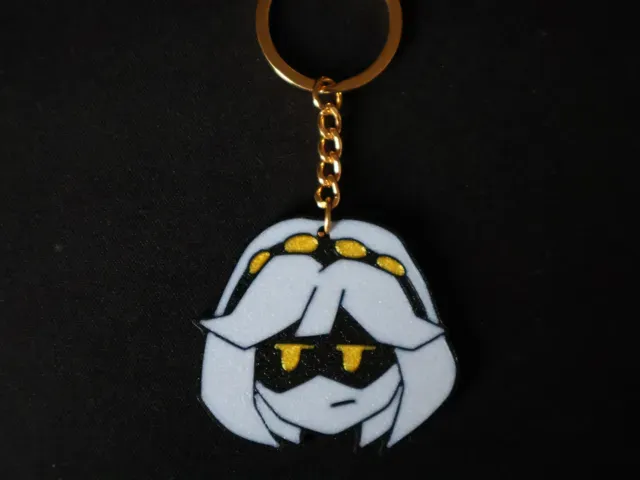 V Head Keychain Murder Drones Glitch pin — Image 3 of 6