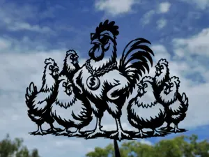 Cool Rooster Boss Wall Art Decor