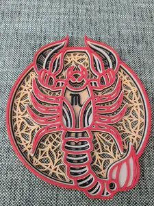 Scorpio Mandala - Zodiac Symbol