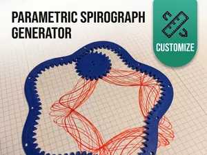 Parametric Spirograph & Gear Mandala Generator