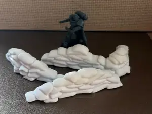Sandbags Terrain for Wargaming (12 Variants)