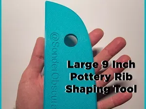Large 9 Inch Pottery Rib and Shaping Tool