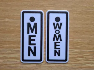 Modern Men & Women Door Signs
