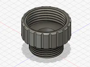 Gardenhose 3/4" to 1" adapter