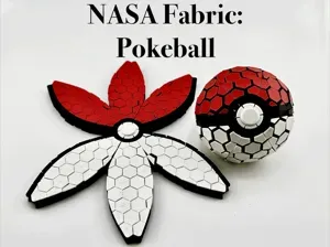 NASA Fabric: Pokeball (No AMS Needed)