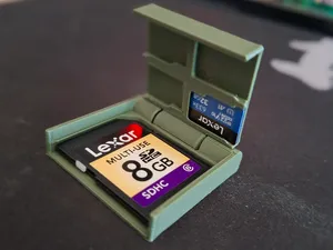 Estuche compacto para tarjetas SD y microSD