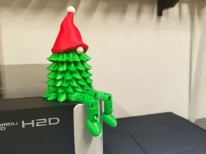 Christmas Tree Gnome with flexi Legs