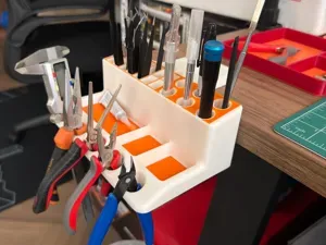 Clamp-On Desk Edge Tool Organizer V1.5