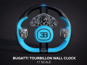 Bugatti Tourbillon - inspired Steering Wheel Clock